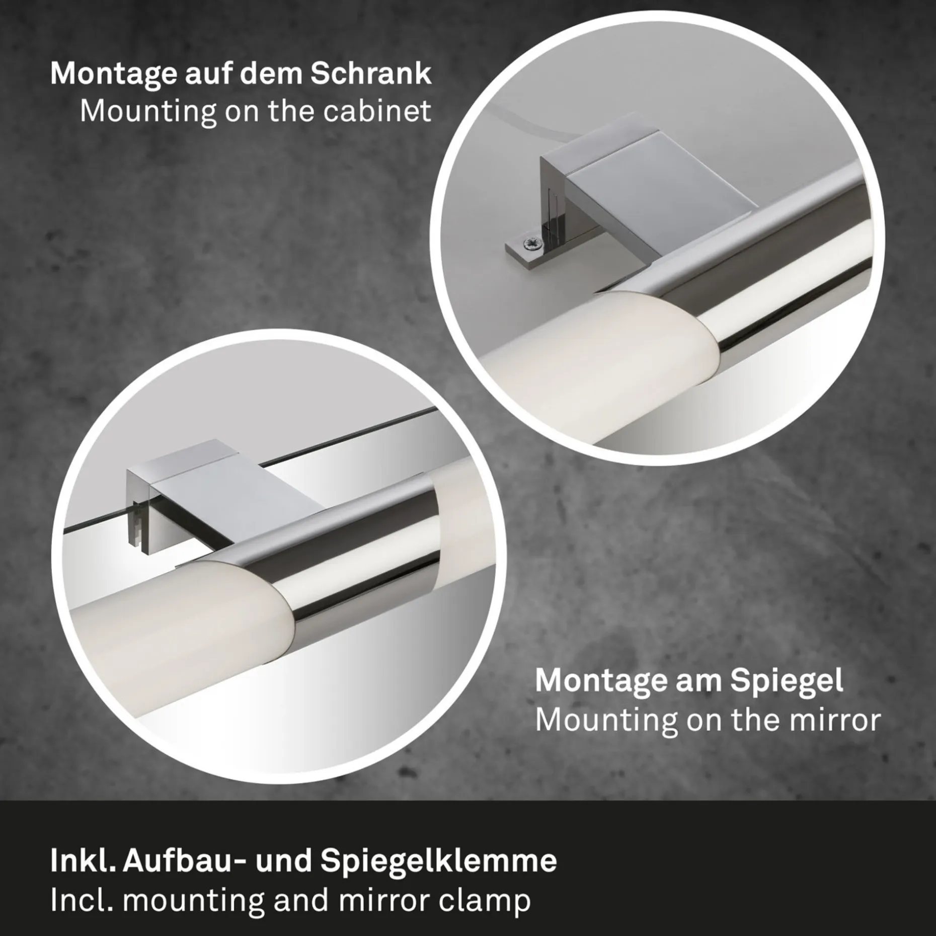 Bad-Spielgelleuchte, Klak