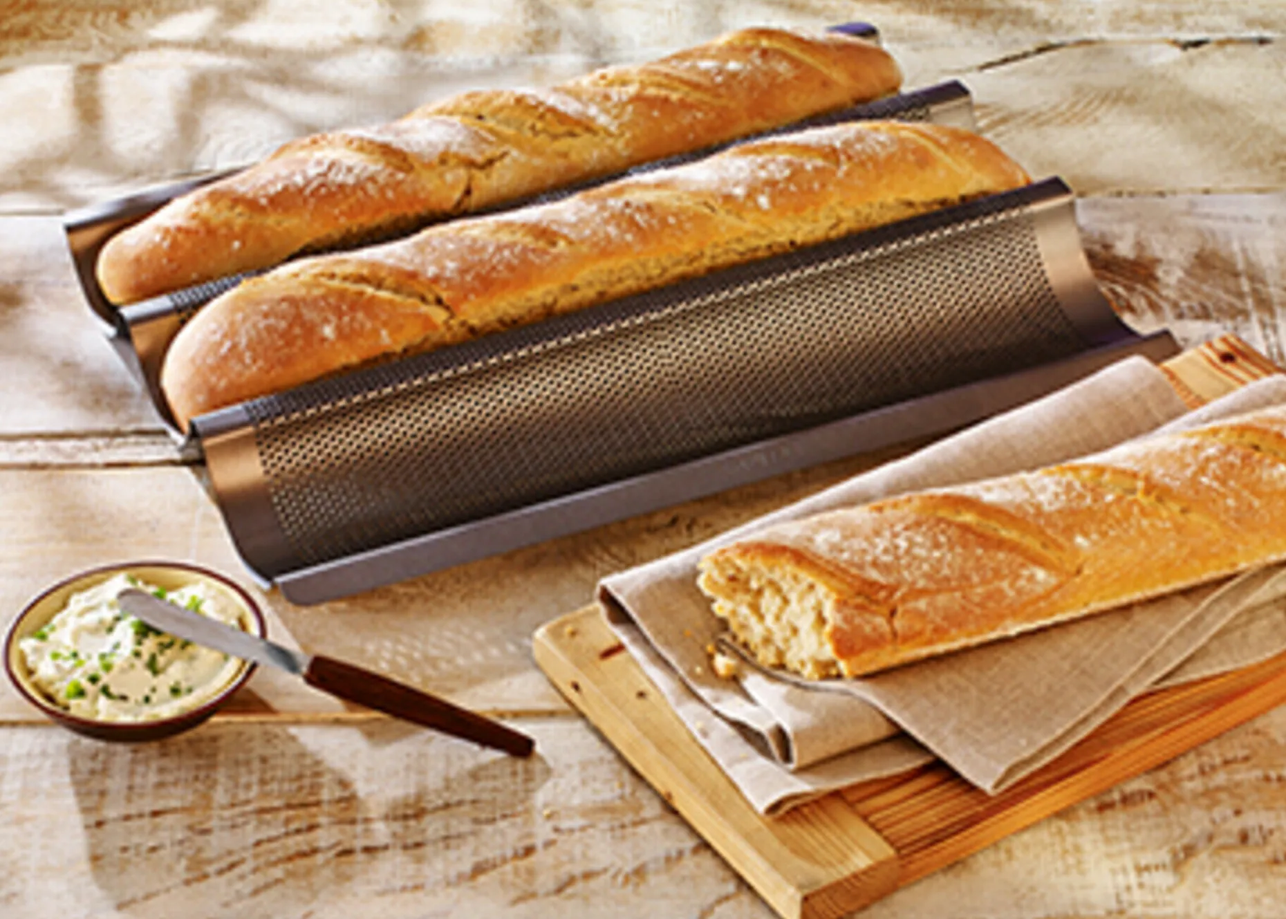 Baguetteblech, Laib & Seele