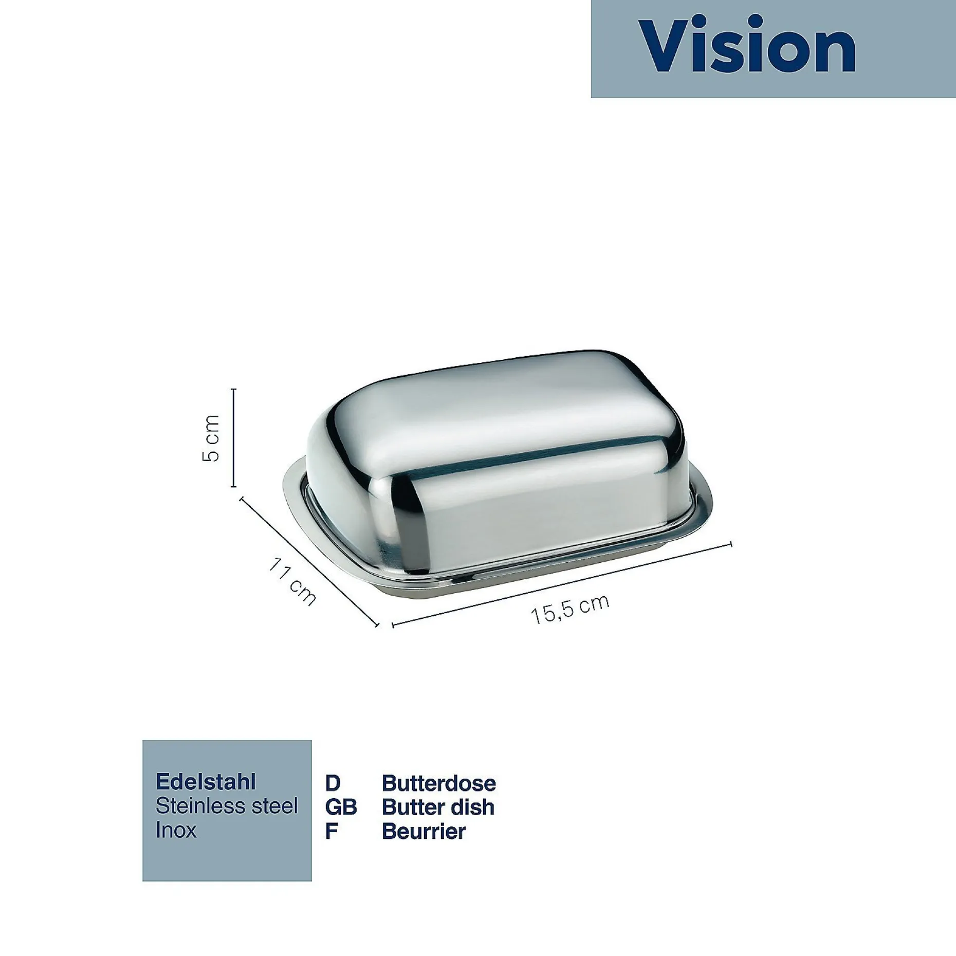 Butterdose, Vision