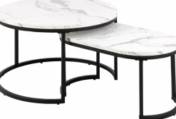 Couchtisch-Set, Spiro oval
