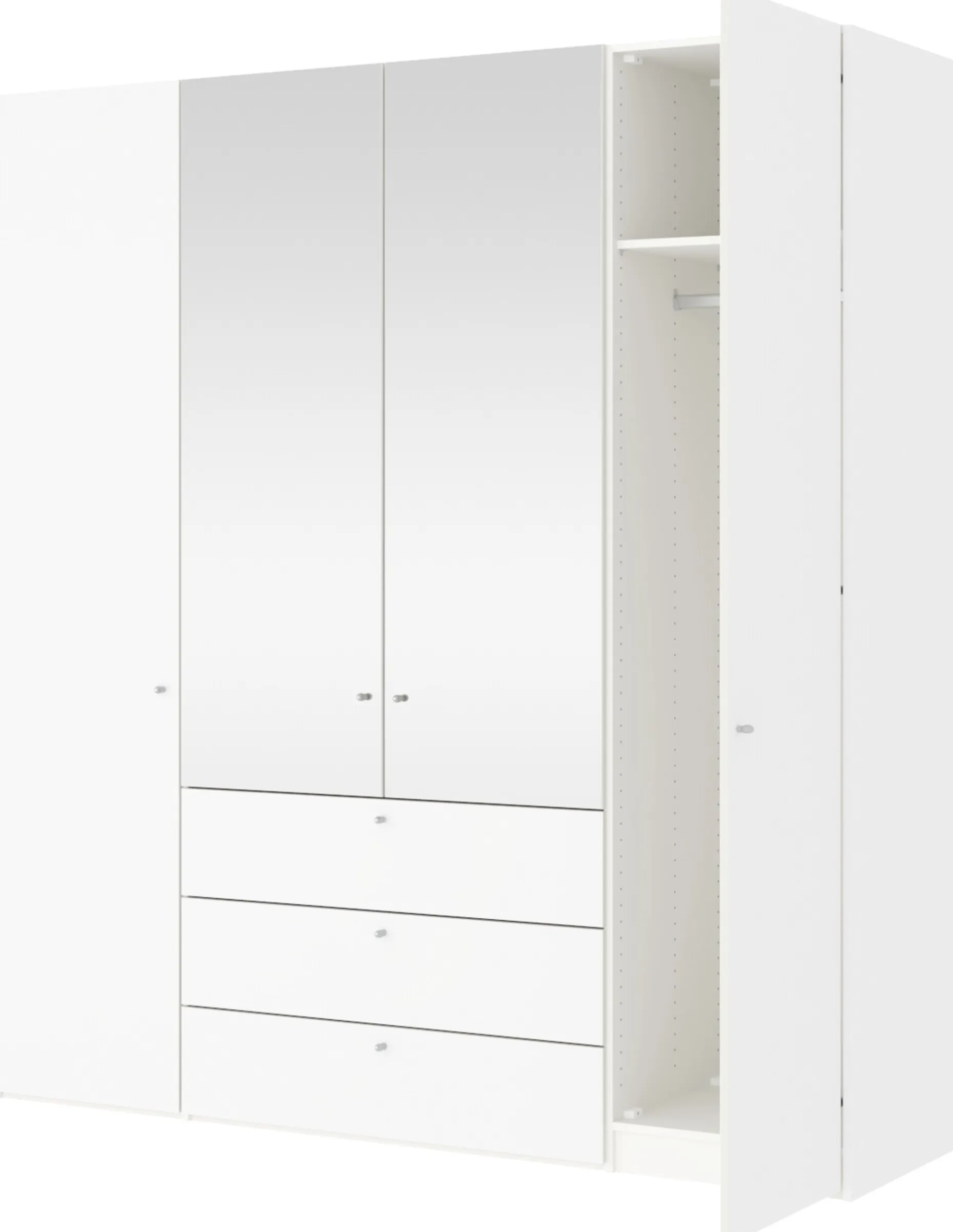 Drehtürenschrank, Longline