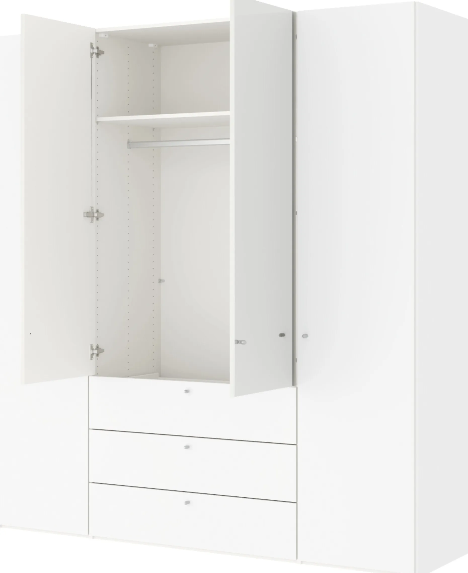 Drehtürenschrank, Longline