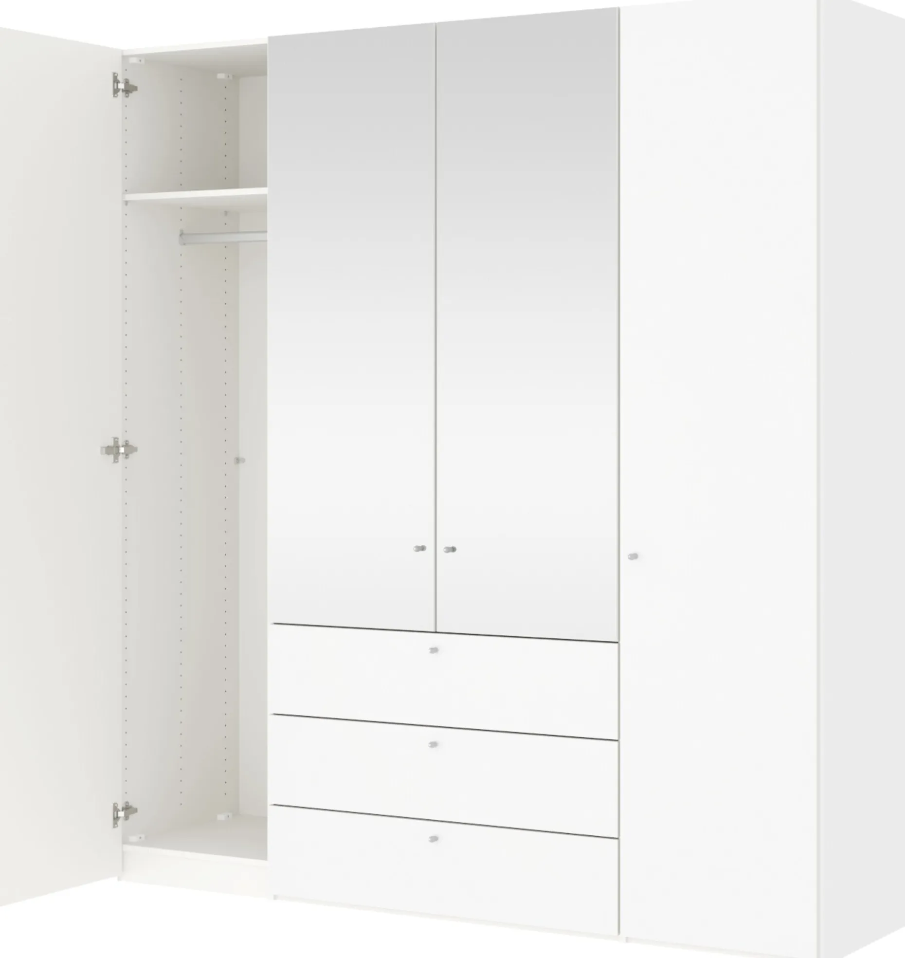 Drehtürenschrank, Longline