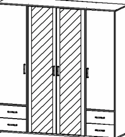 Drehtürenschrank, Voyager