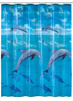 Duschvorhang PEVA, Dolphin