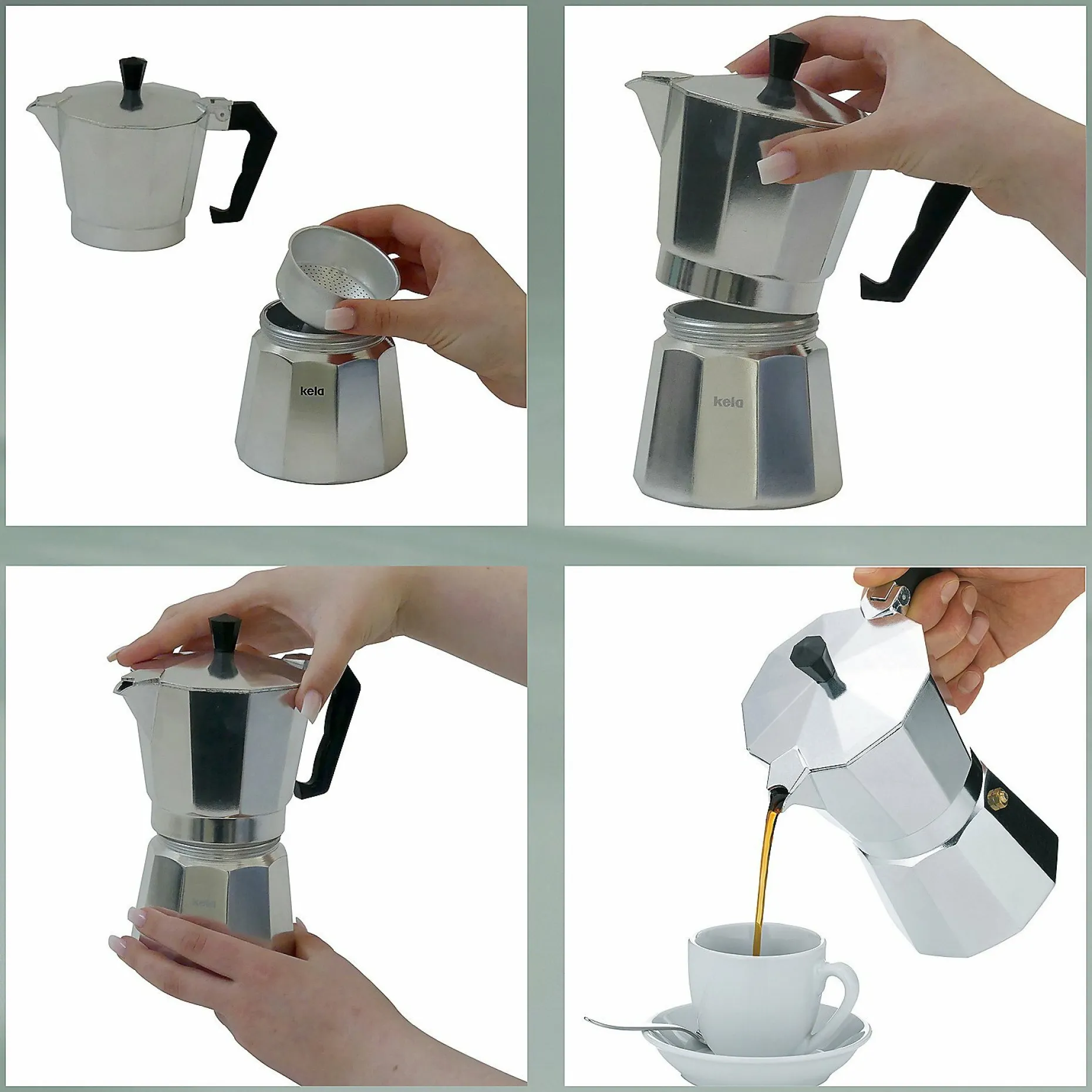 Espressokanne, Italia