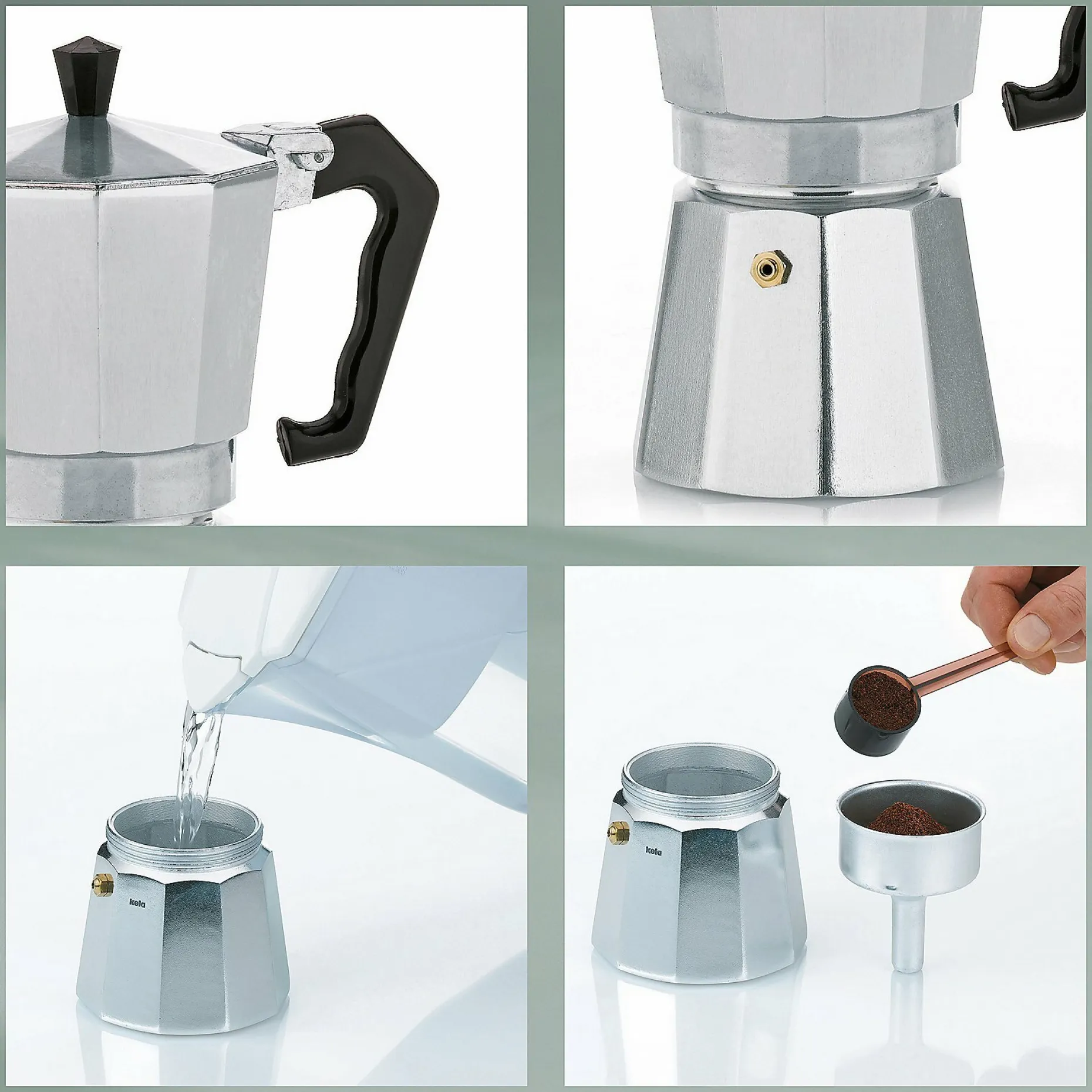 Espressokanne, Italia