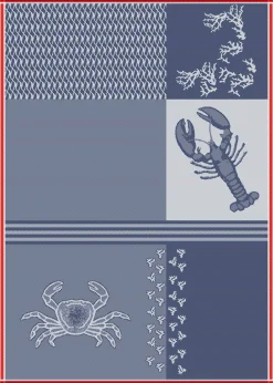 Geschirrtuch, Krabbe & Co.