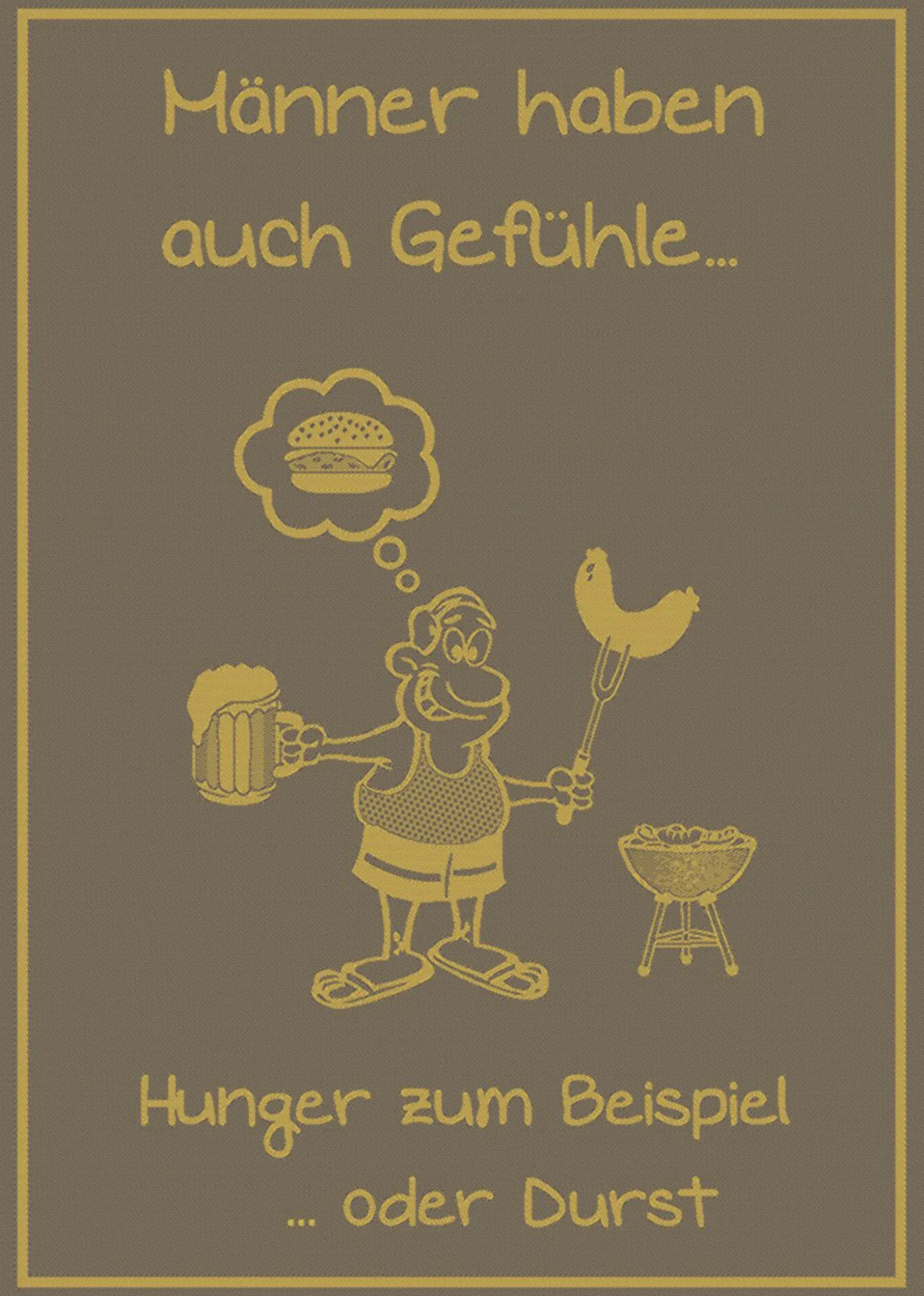 Geschirrtuch, Männer haben auch Gefühle …
