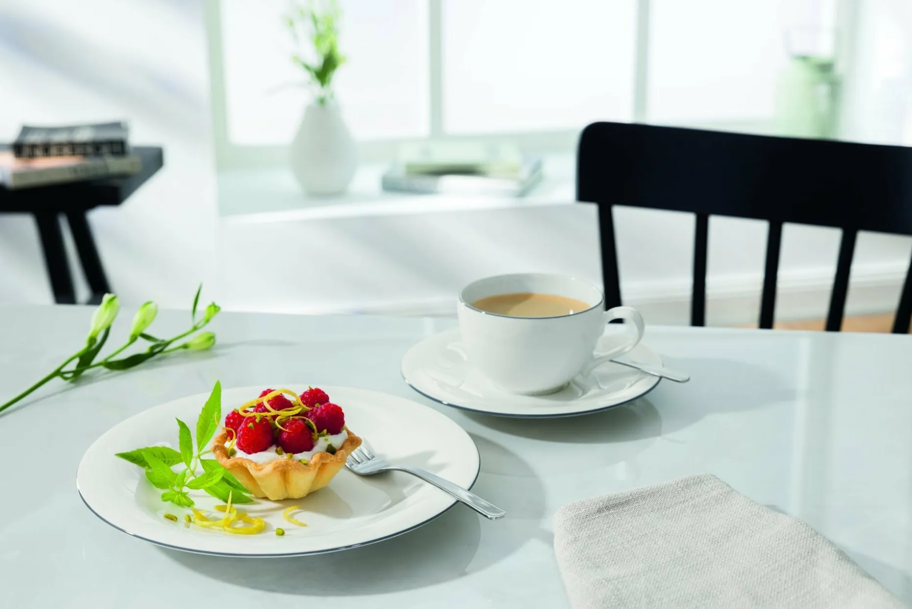 Kaffeeset 18tlg., Grey Lines