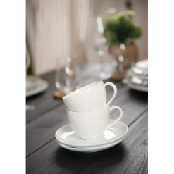 Kaffeeuntertasse, Basic White