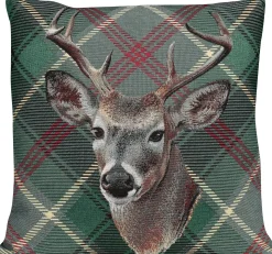 Kissenhülle, Check Deer green