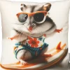 Kissenhülle, Surfer Hamster