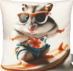 Kissenhülle, Surfer Hamster