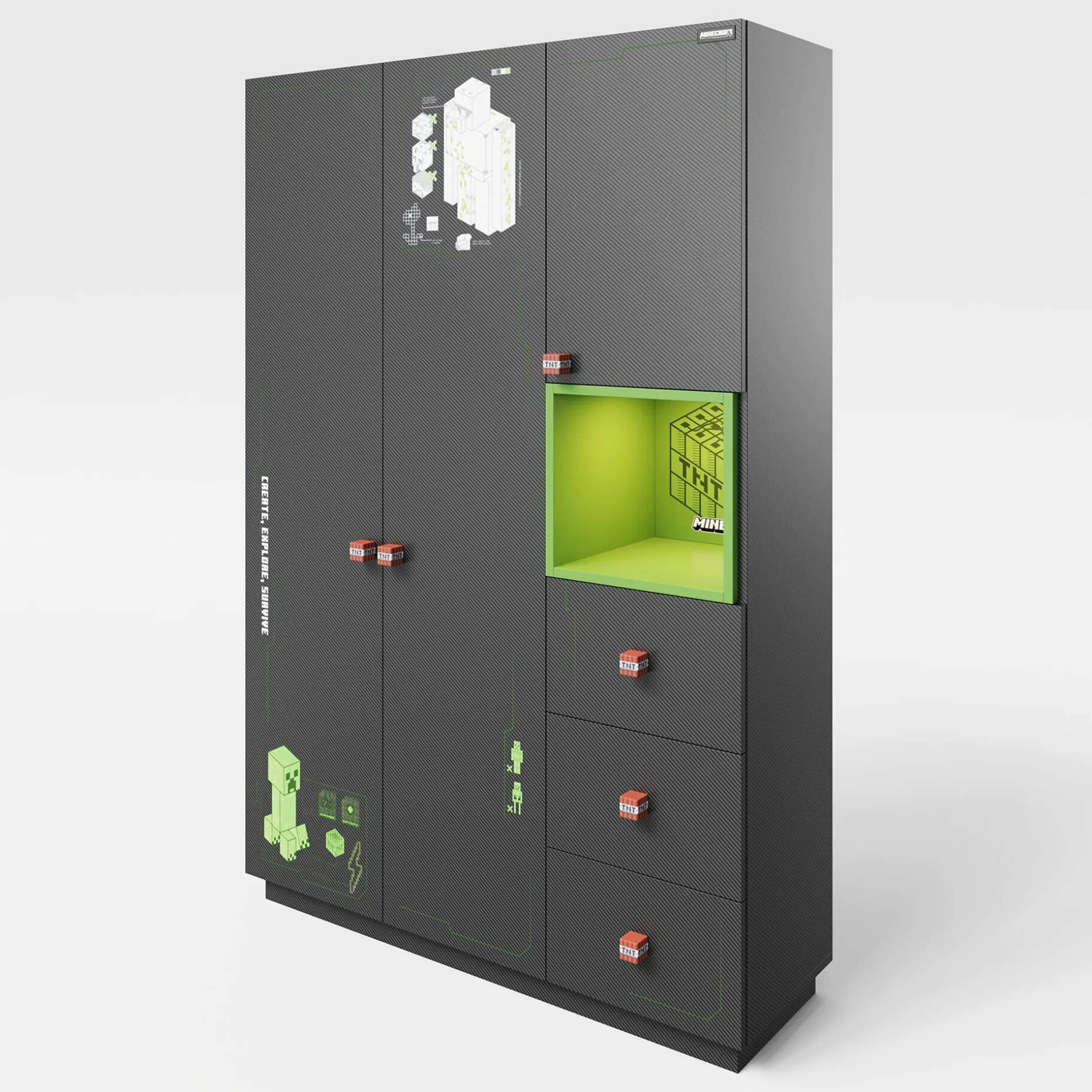 Kleiderschrank, Minecraft