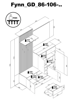 Kompaktgarderobe, Fynn