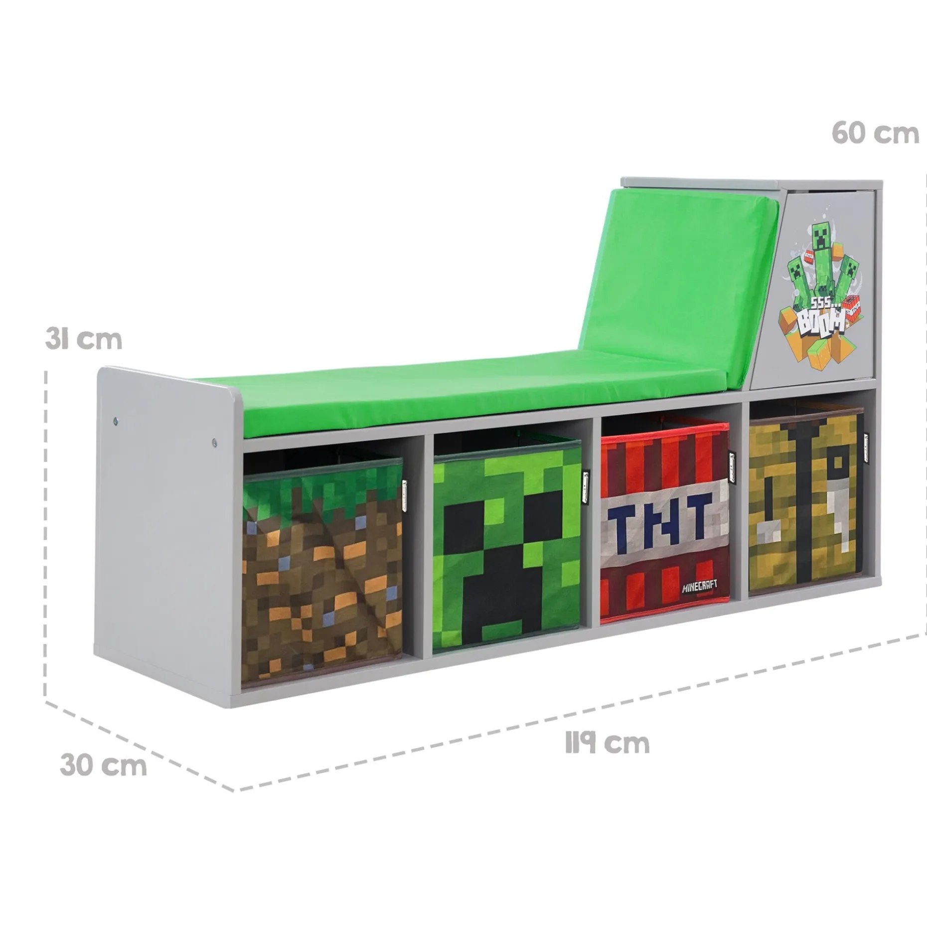 Lese-Sitzbank, Minecraft