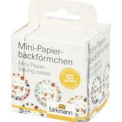 Mini-Papierbackförmchen