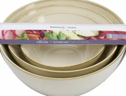 Schalenset 3-tlg, Olivia