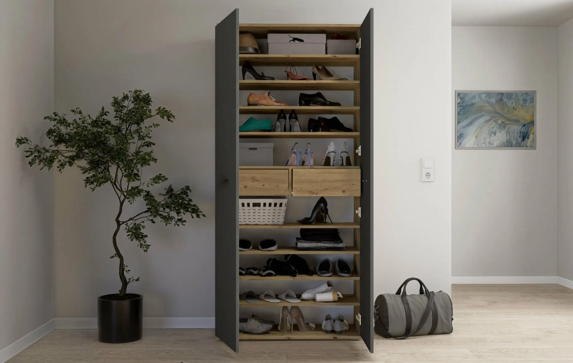 Schuhschrank 2, Leon