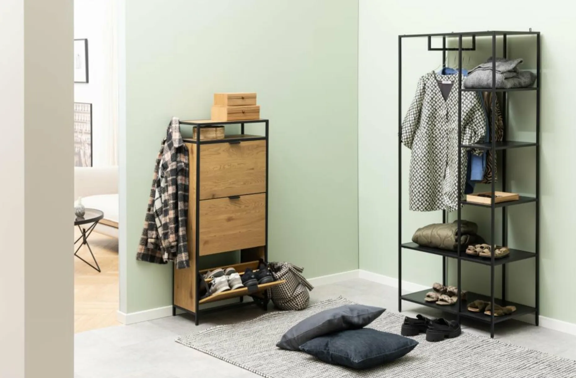 Schuhschrank, Seaford mit 3 Klappen