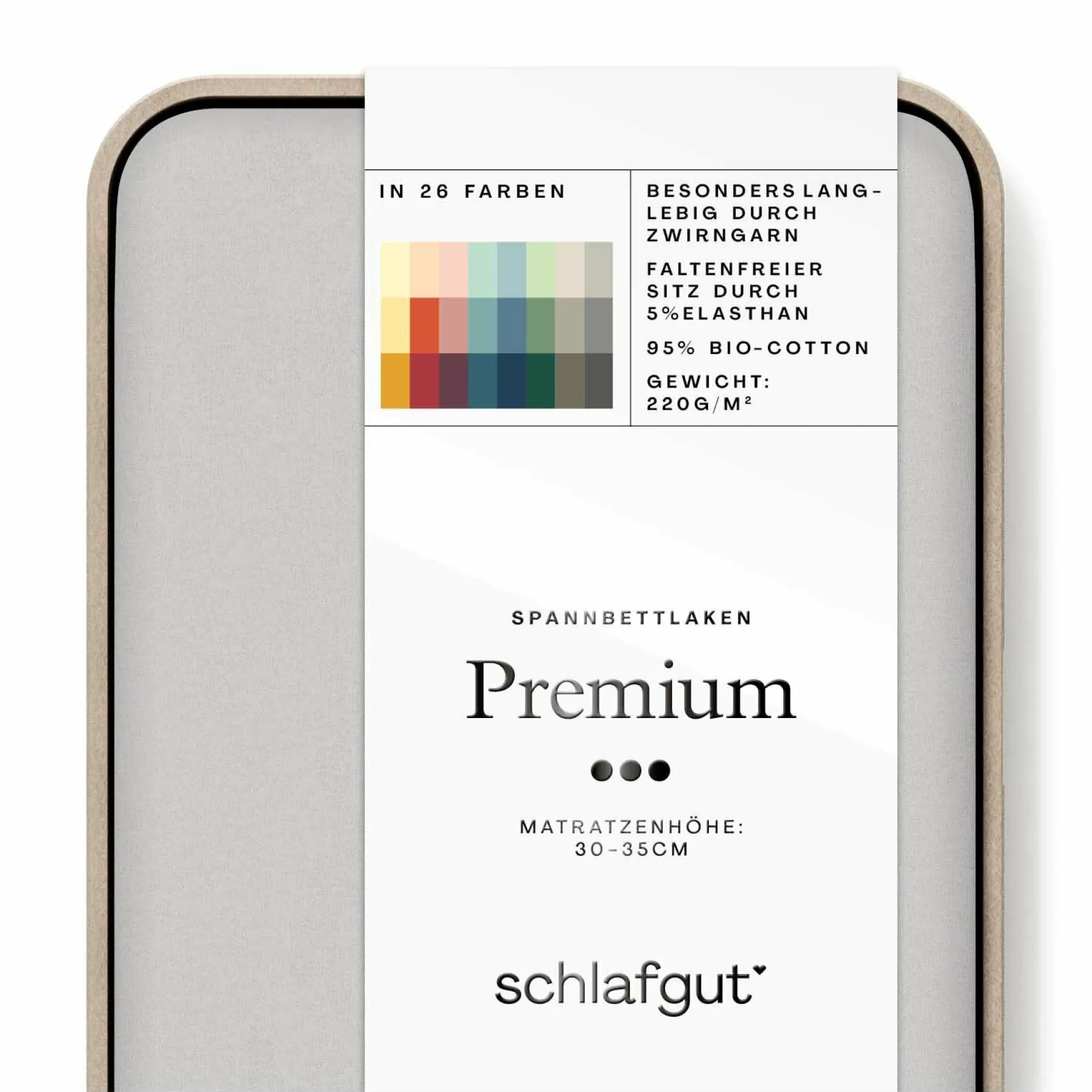 Spannbettlaken, Premium
