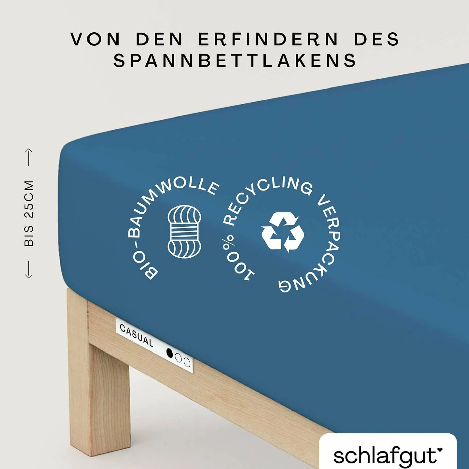 Spannbettlaken, Casual