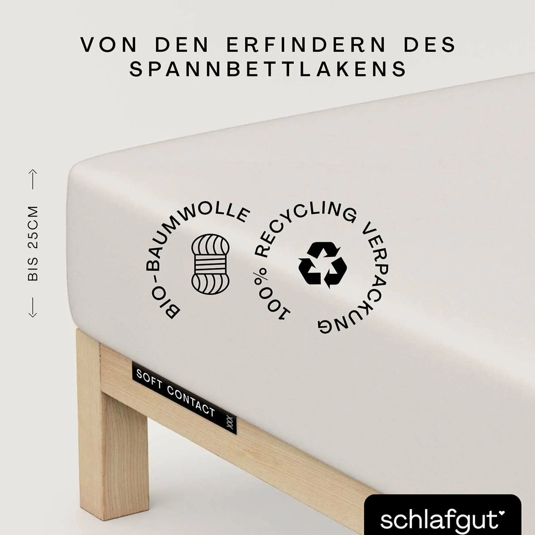 Spannbettlaken, Soft Contact