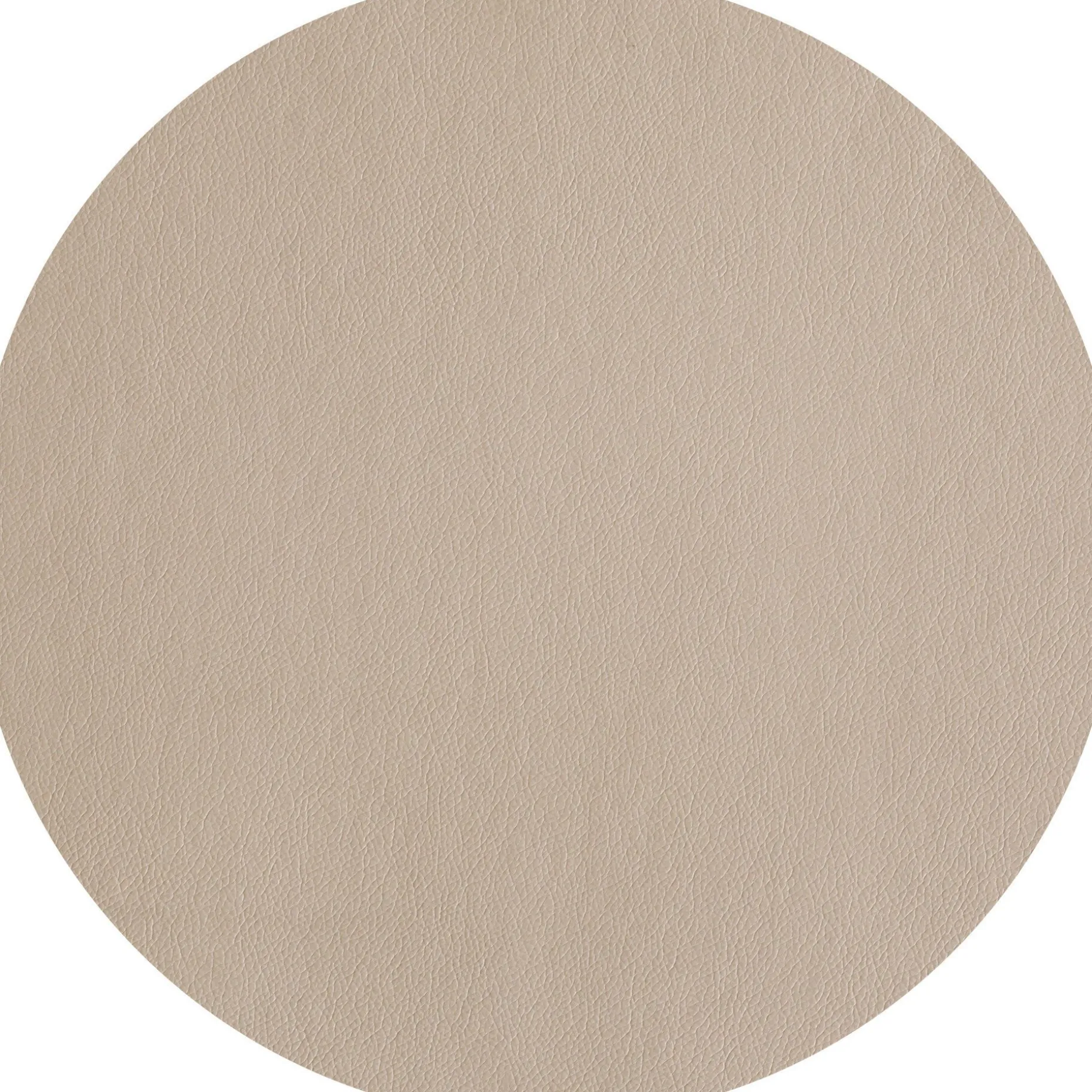 Tischset rund, Leather