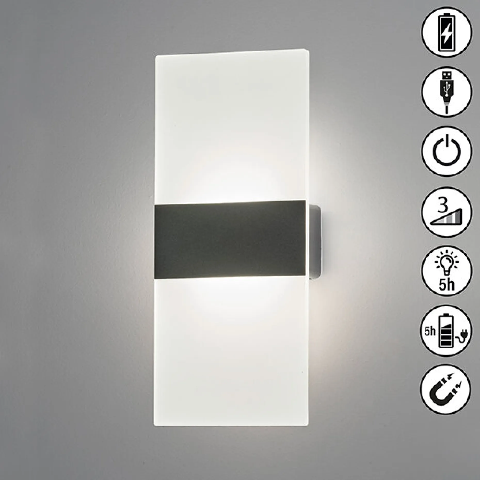 Wandleuchte, Magnetic