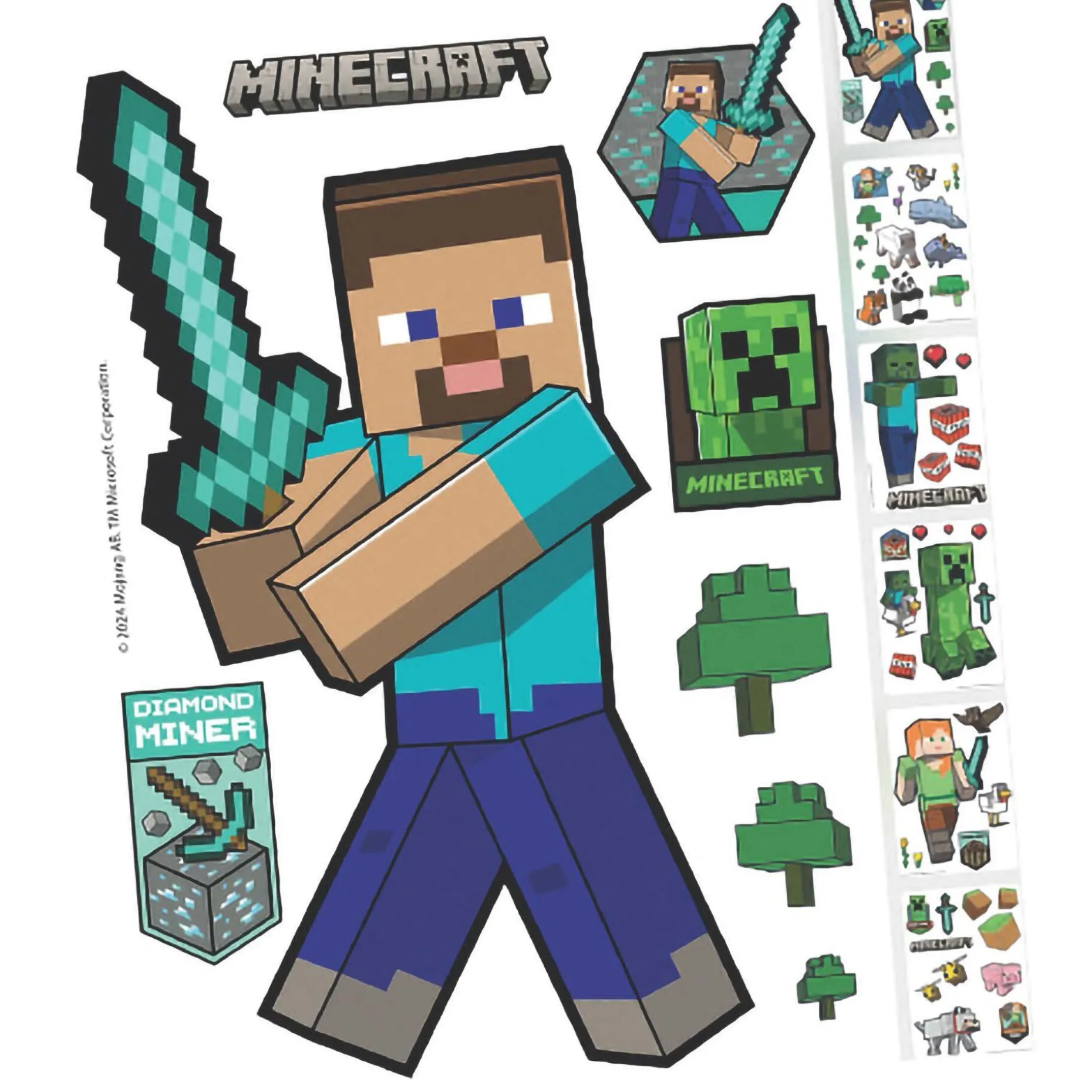Wandtattoos, Minecraft