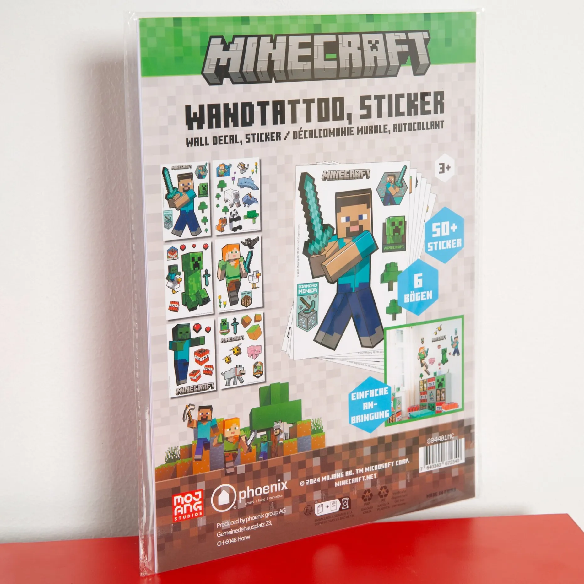 Wandtattoos, Minecraft