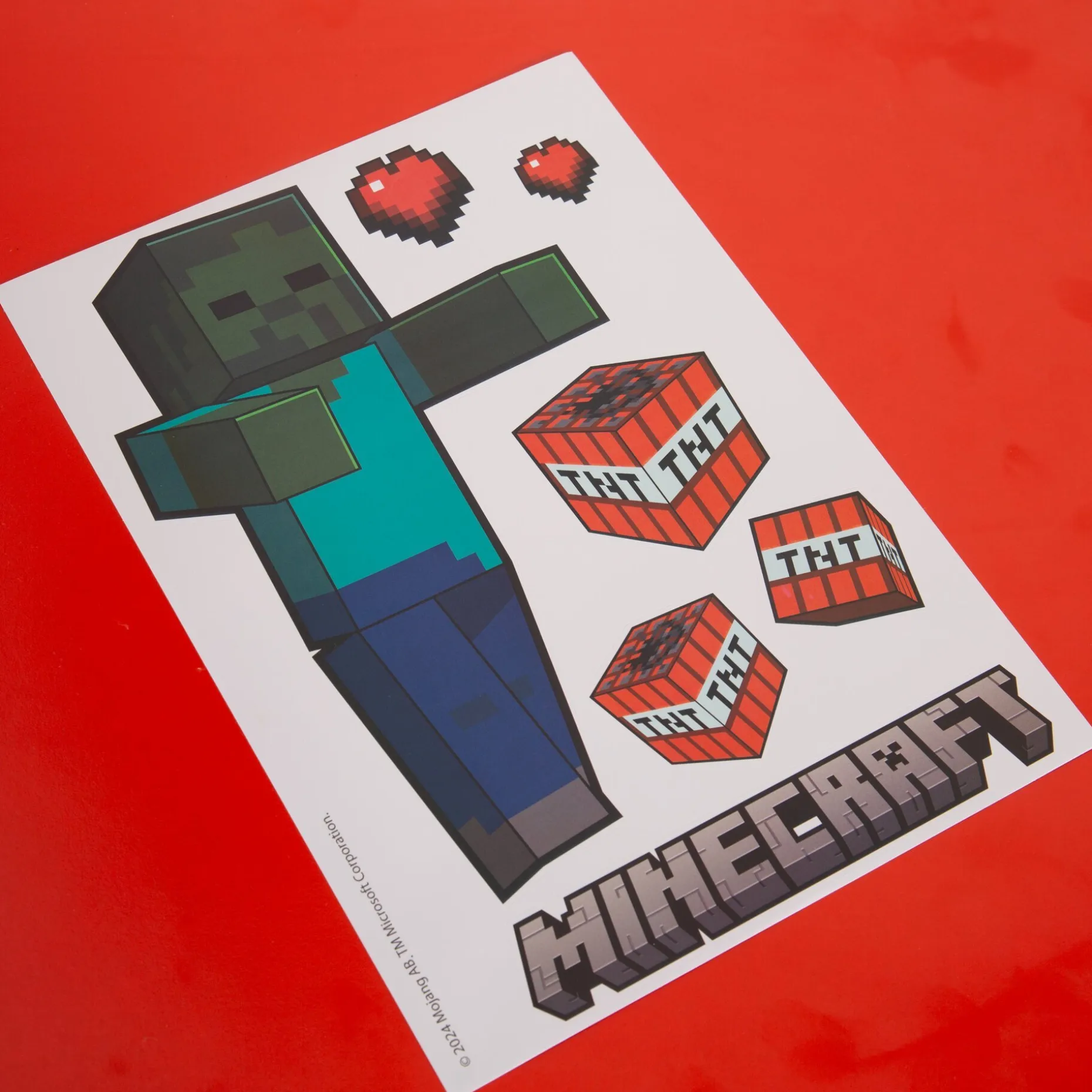 Wandtattoos, Minecraft