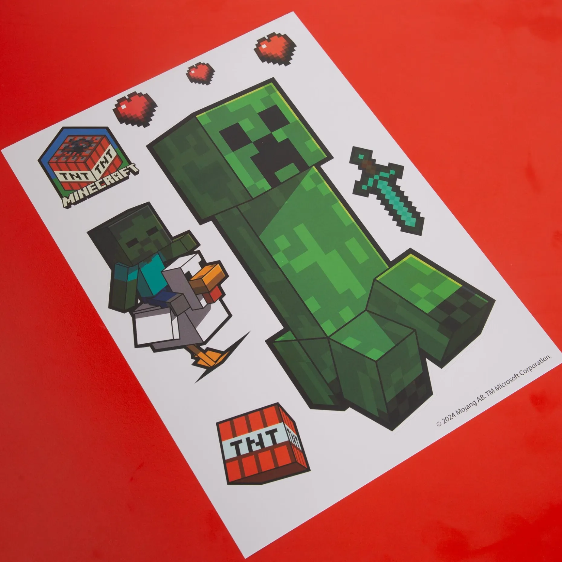 Wandtattoos, Minecraft