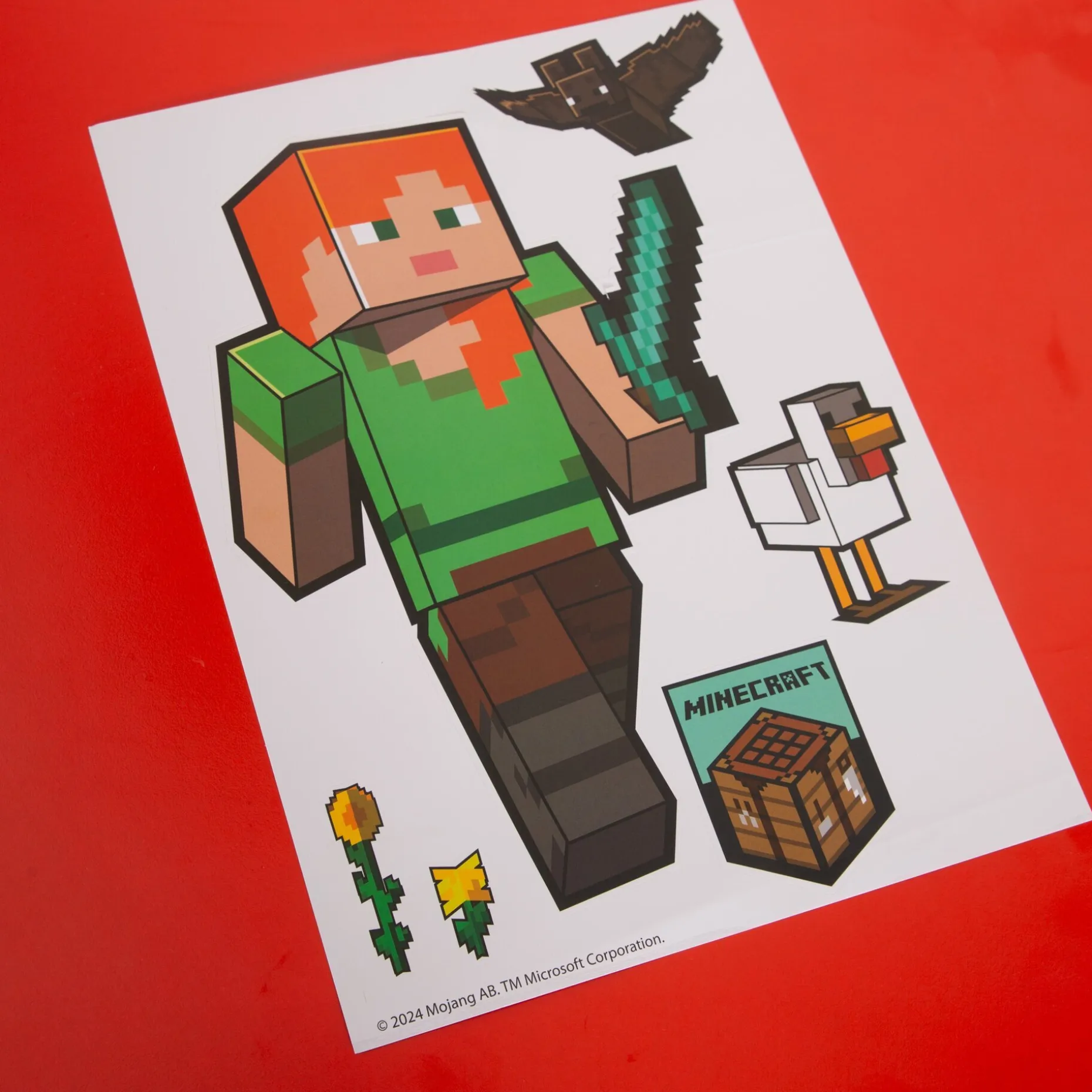 Wandtattoos, Minecraft
